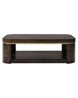 Langford - Coffee Table - Ebony Mappa Burl