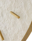 Stone Serenity - Wall Clock - Light Brown