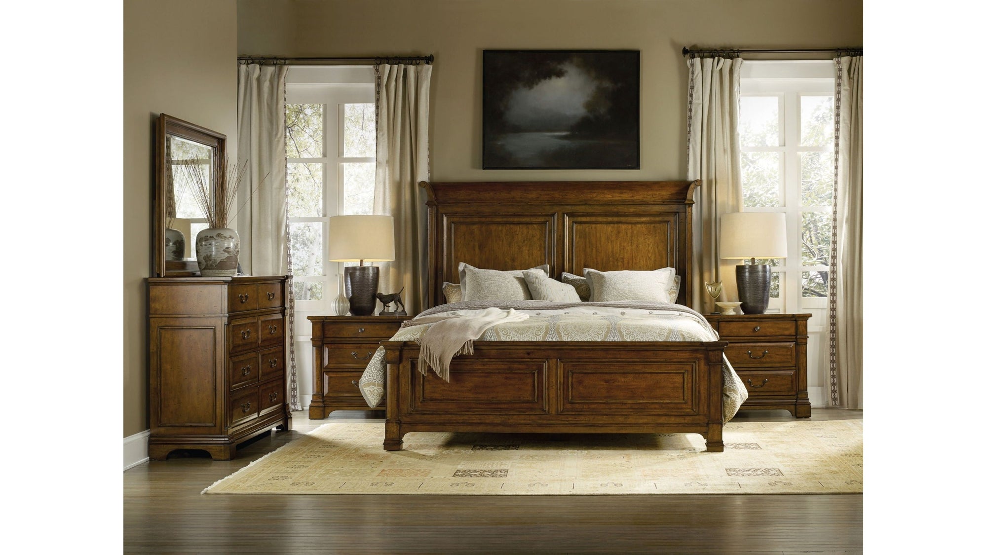Tynecastle - Nightstand - Dark Brown