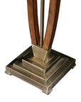 Boydton - Burnished Wood Floor Lamp - Gold