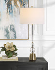 Annily - Crystal Table Lamp - Brass