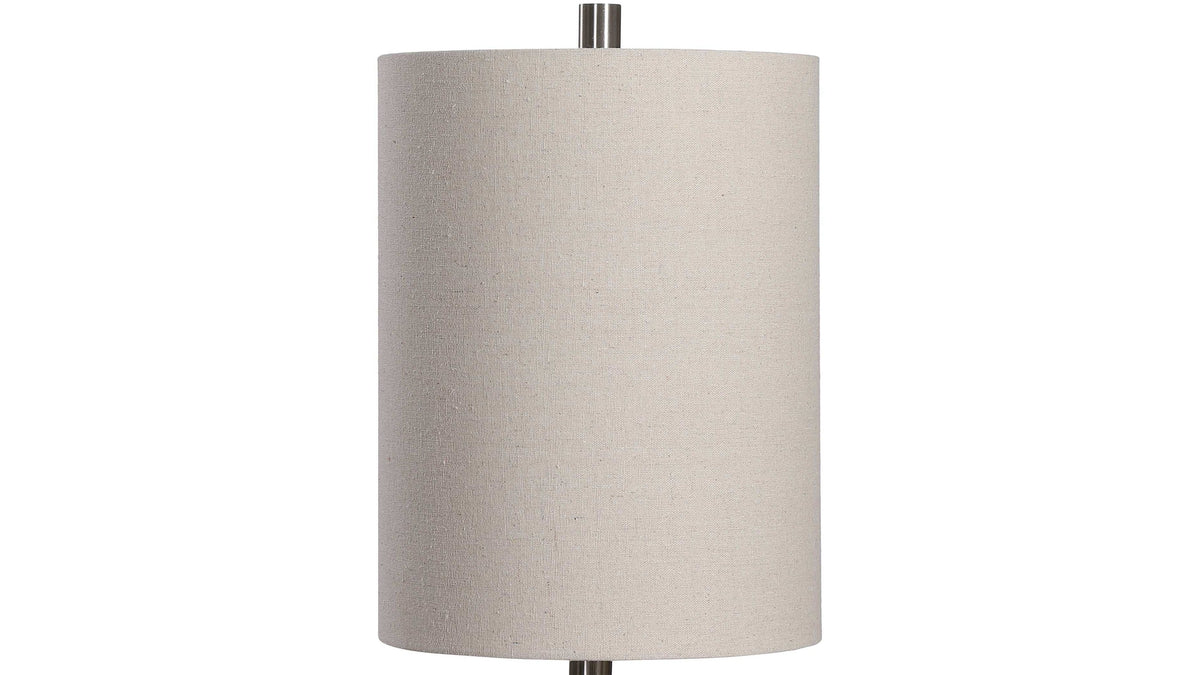 Stevens - Bleached Wood Buffet Lamp - White