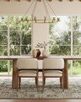 Lyra - Upholstered Barrel Chairs Set of 2 - Pearl Silver