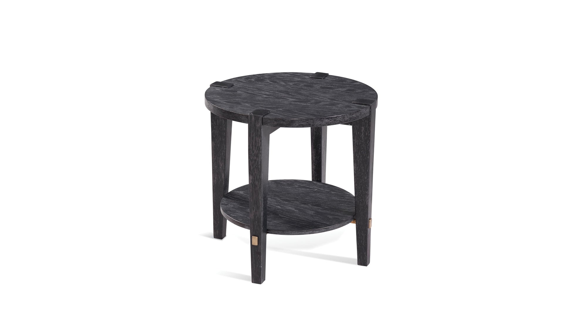 Whitfield - Round End Table - Black