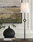 Puncture - Cordless Iron Buffet Lamp - Black / Bronze