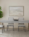 Silver Landscape Canvas Art - Gray