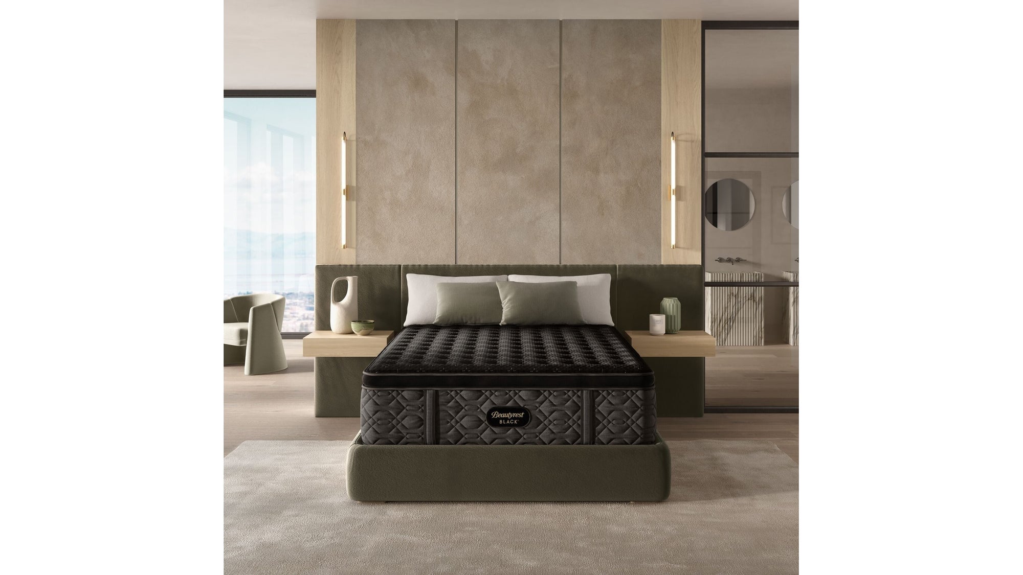 Beautyrest Black - 16.5" Series Three Firm Pillow Top Mattress