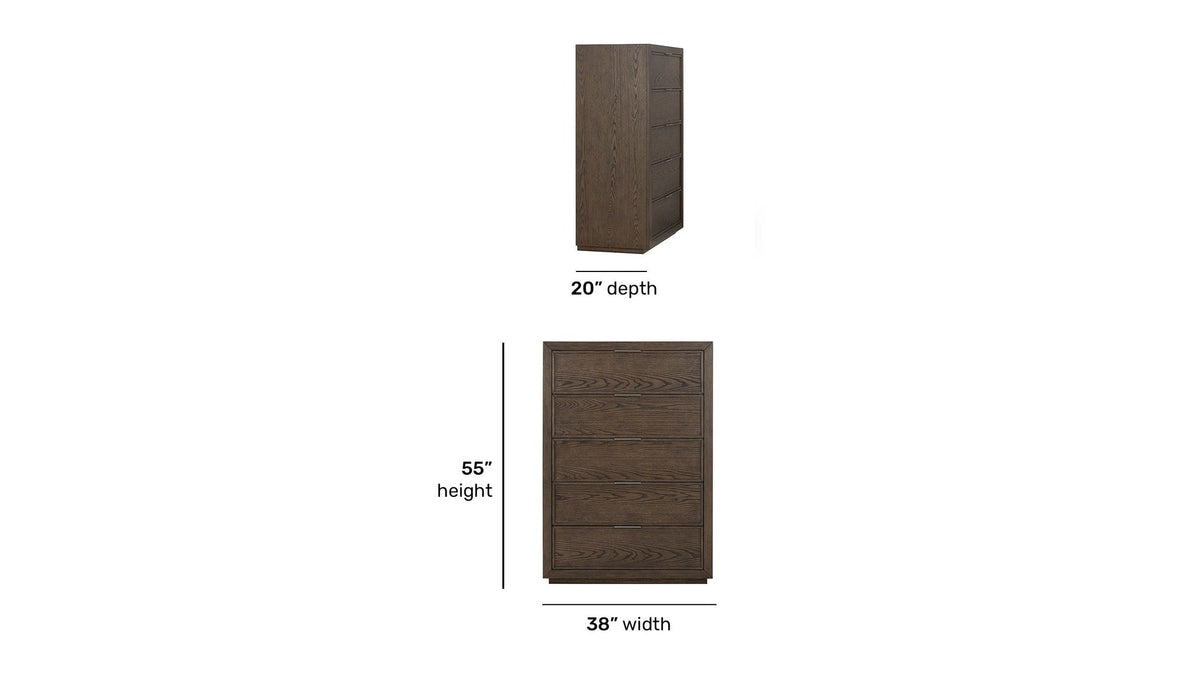 Athens - Drawer Chest - Dark Brown