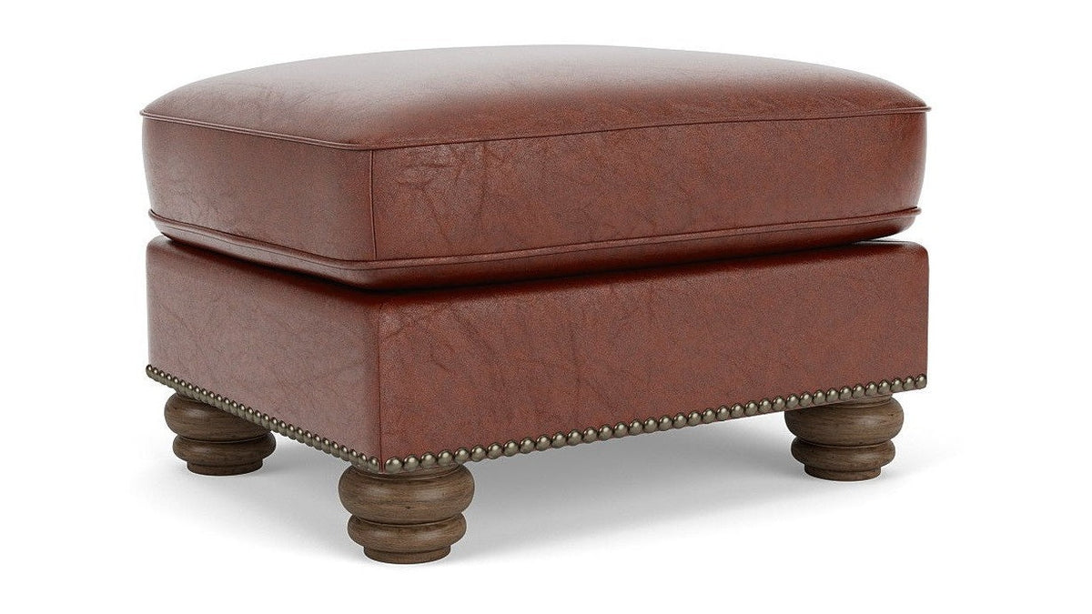 Bexley - Ottoman, Nailhead Trim