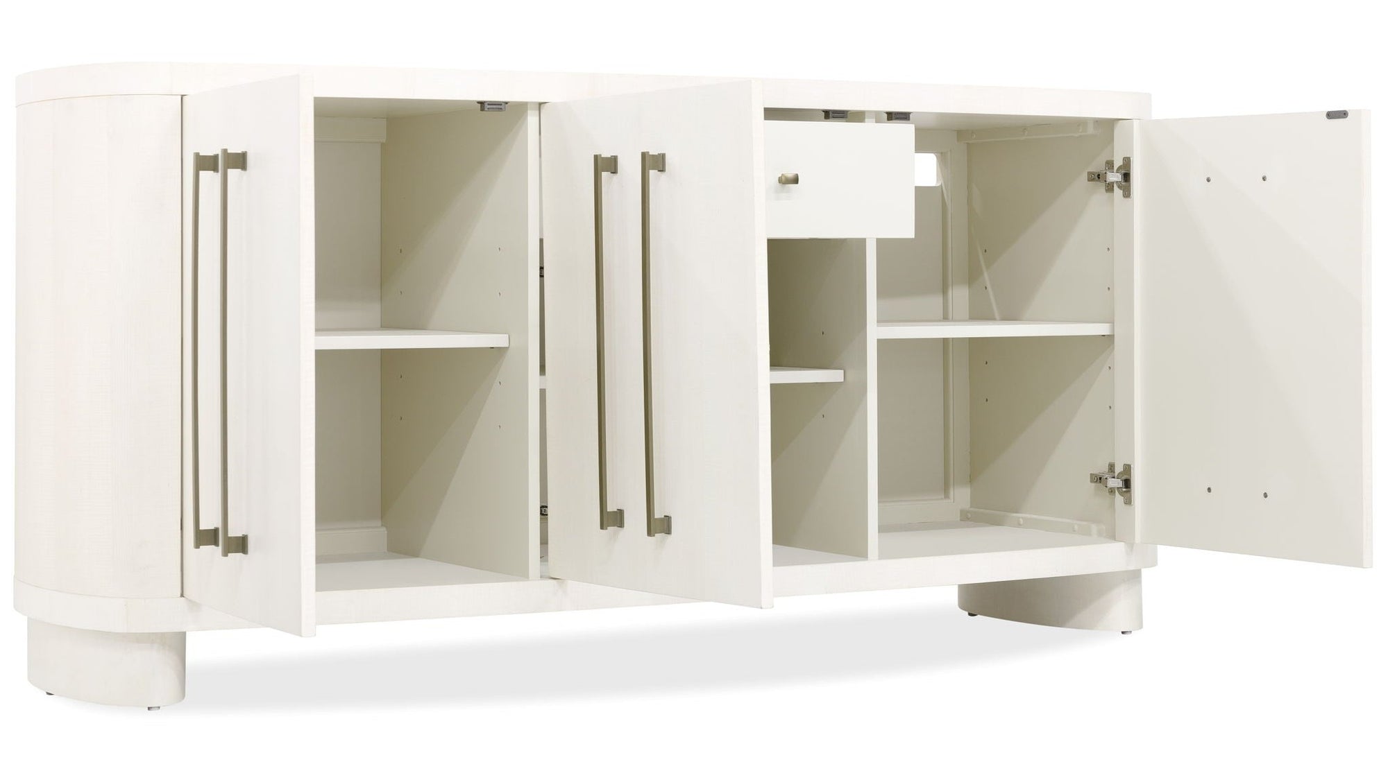 Melange - Bar None Credenza - White