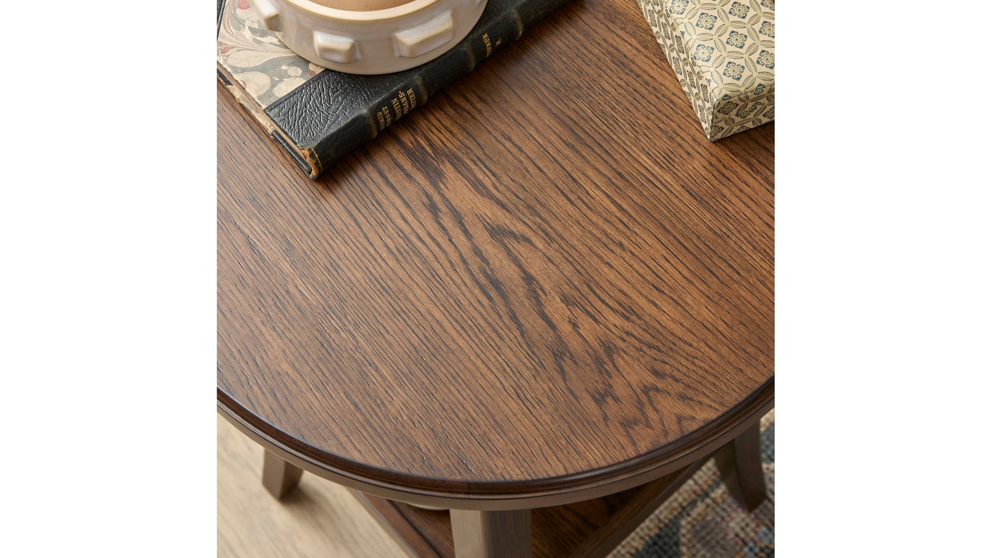 Sylvie - Accent Table - Dark Brown