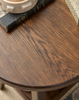 Sylvie - Accent Table - Dark Brown