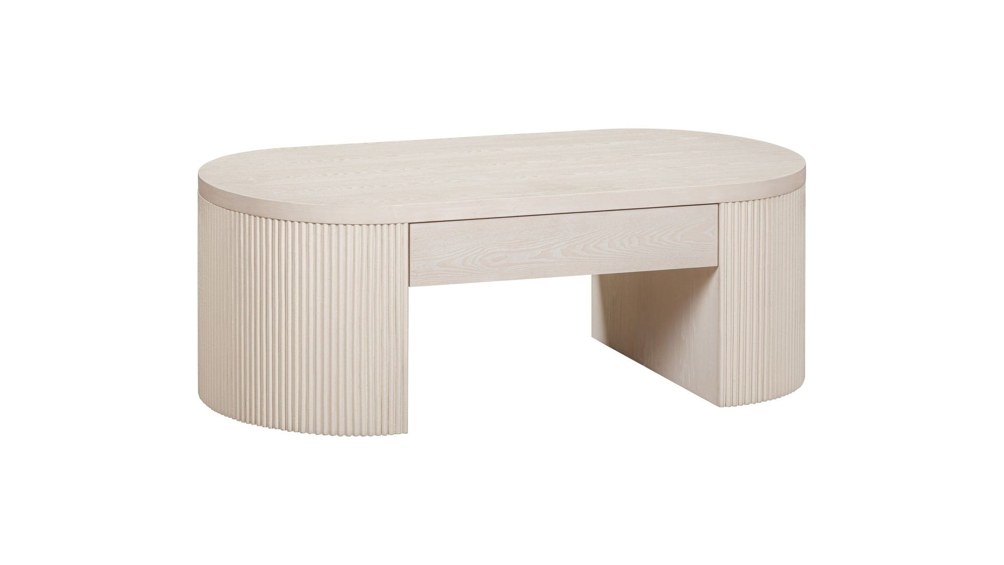 Lena - Coffee Table - Washed White Oak