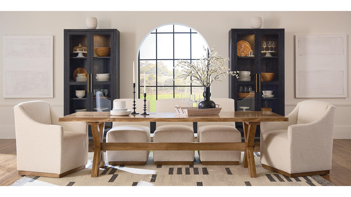 Crossbuck Rectangle Dining Table