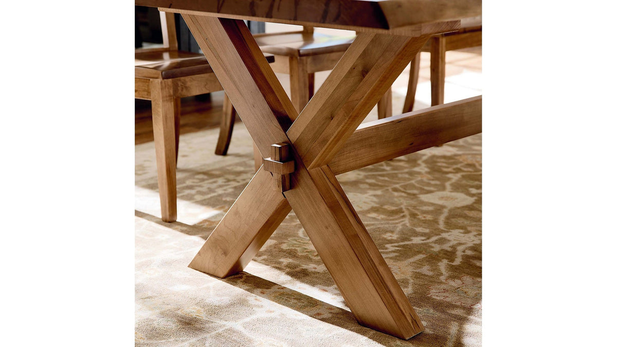 Crossbuck Rectangle Dining Table