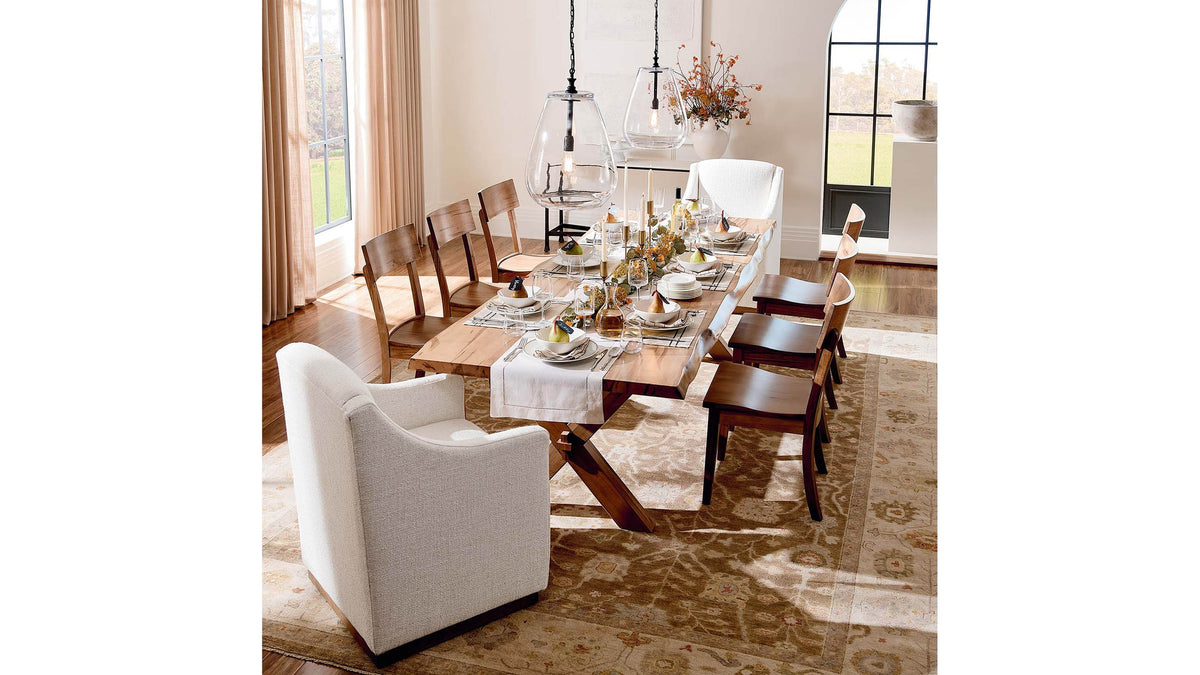 Rollins Dining Chair with Upholstered Seat