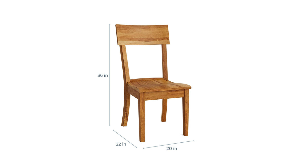 Rollins Dining Chair with Upholstered Seat