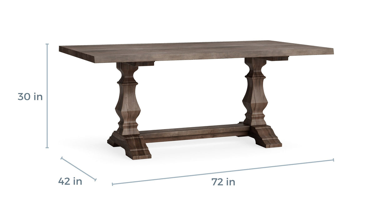 Harvest Live Edge Rectangle Dining Table