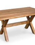 Crossbuck Rectangle Dining Table