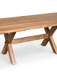 Crossbuck Rectangle Dining Table