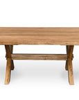 Crossbuck Rectangle Dining Table