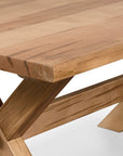 Crossbuck Rectangle Dining Table