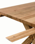 Crossbuck Rectangle Dining Table