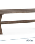 Crossbuck Rectangle Dining Table