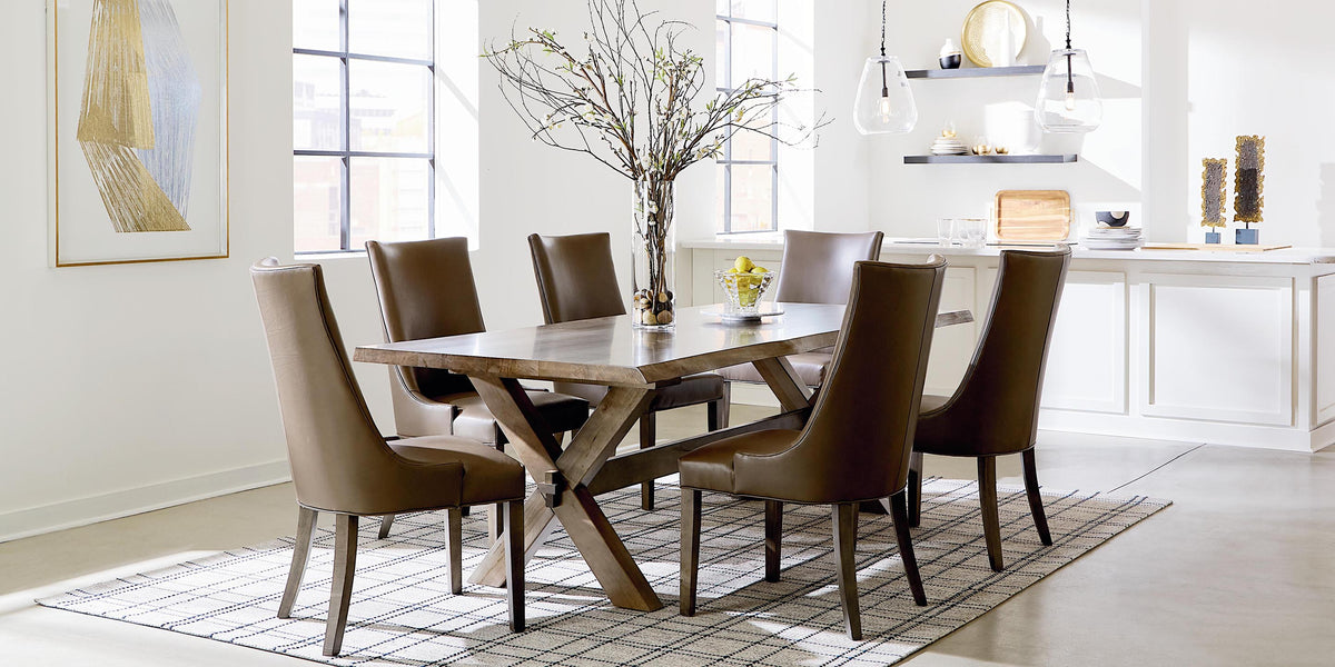 Crossbuck Rectangle Dining Table