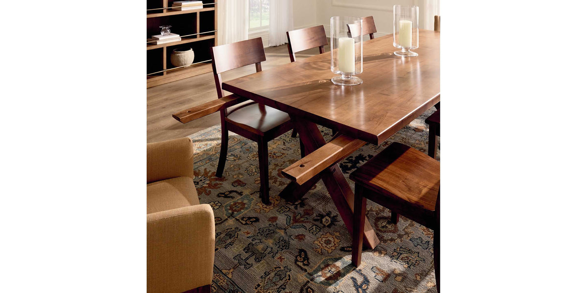 Crossbuck Rectangle Dining Table