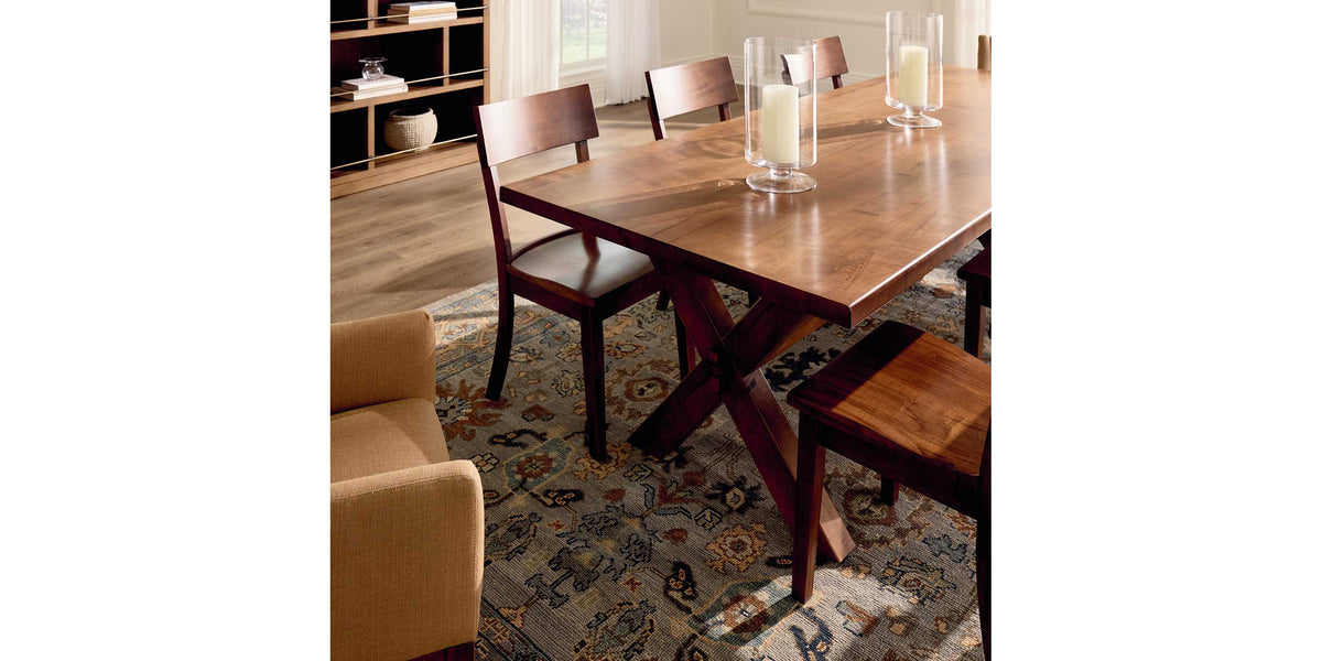 Crossbuck Rectangle Dining Table