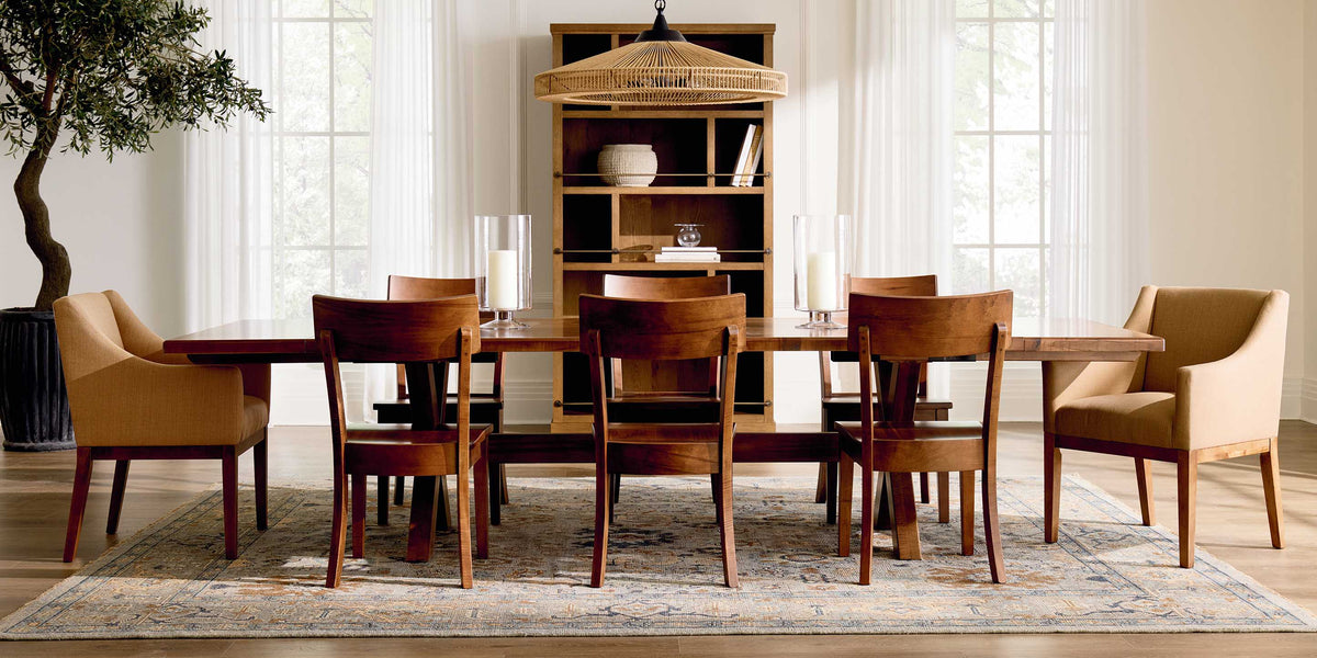 Crossbuck Rectangle Dining Table