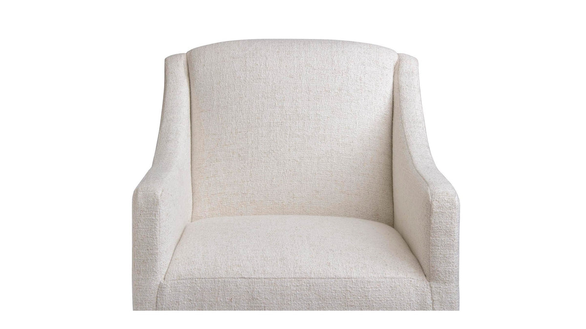 Banks Upholstered Dining Arm Chair with Casters