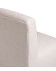 Banks Upholstered Dining Side Chair with Casters