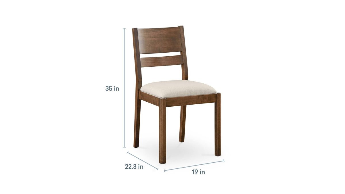Origins Spence Dining Chair with Upholstered Seat
