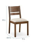 Origins Spence Dining Chair with Upholstered Seat