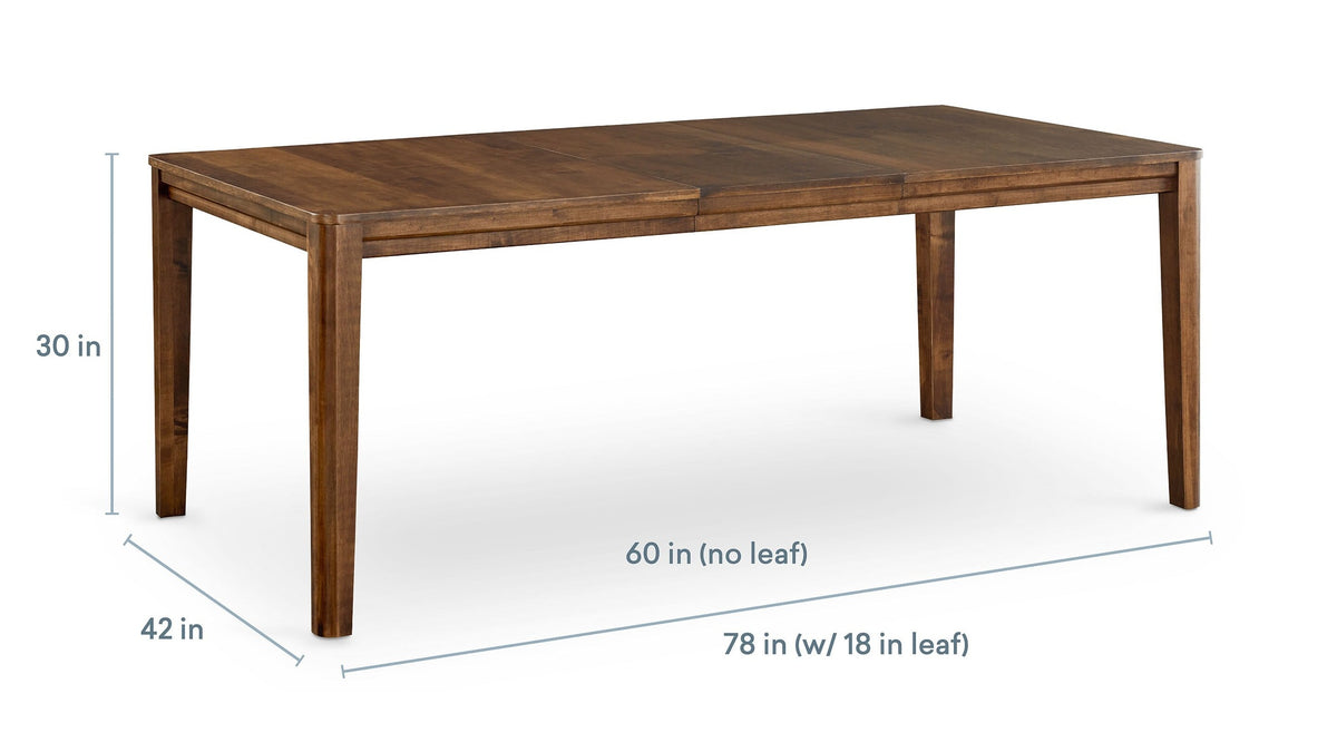 Origins Dandridge Rectangle Dining Table with Leaf
