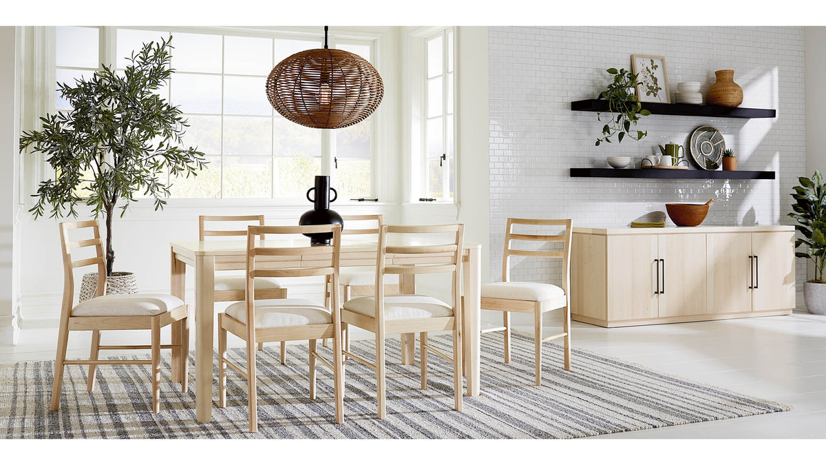 Origins Phelps Dining Chair with Upholstered Seat