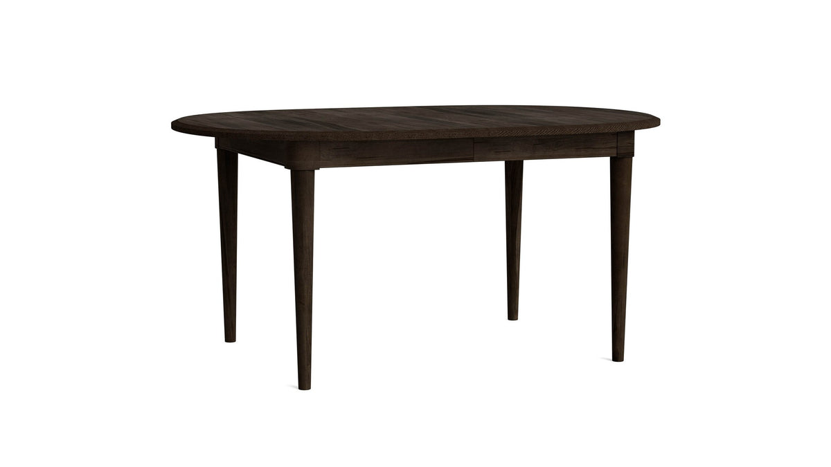 HideAway Solid Maple Oval Extendable Dining Table