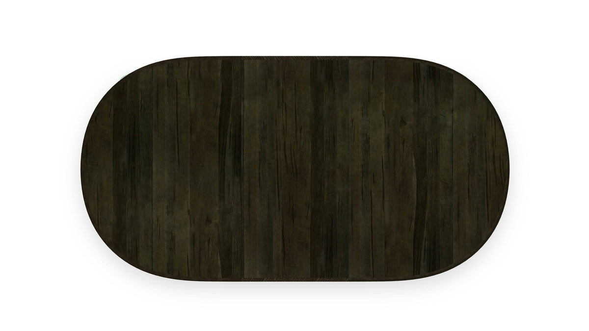 HideAway Solid Maple Oval Extendable Dining Table