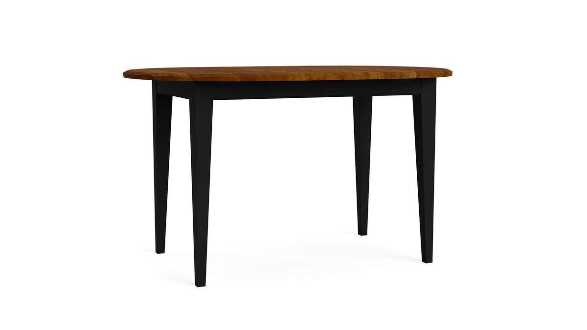HideAway Solid Maple Oval Extendable Dining Table