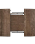 HideAway Solid Maple Boat Shaped Extendable Dining Table