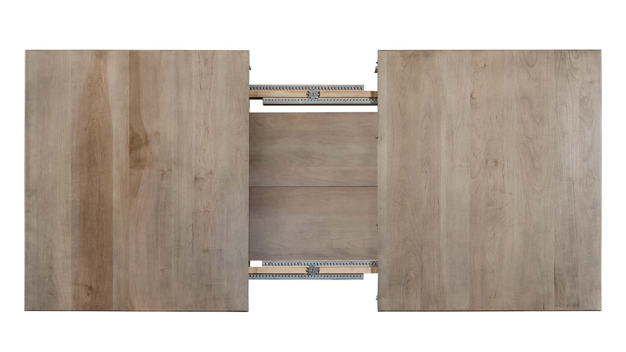 HideAway Solid Maple Rectangle Extendable Dining Table