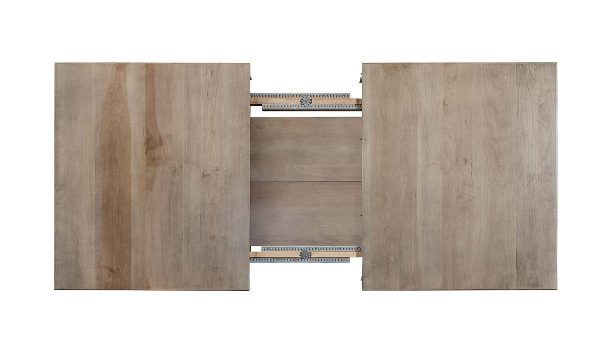 HideAway Solid Maple Rectangle Extendable Dining Table