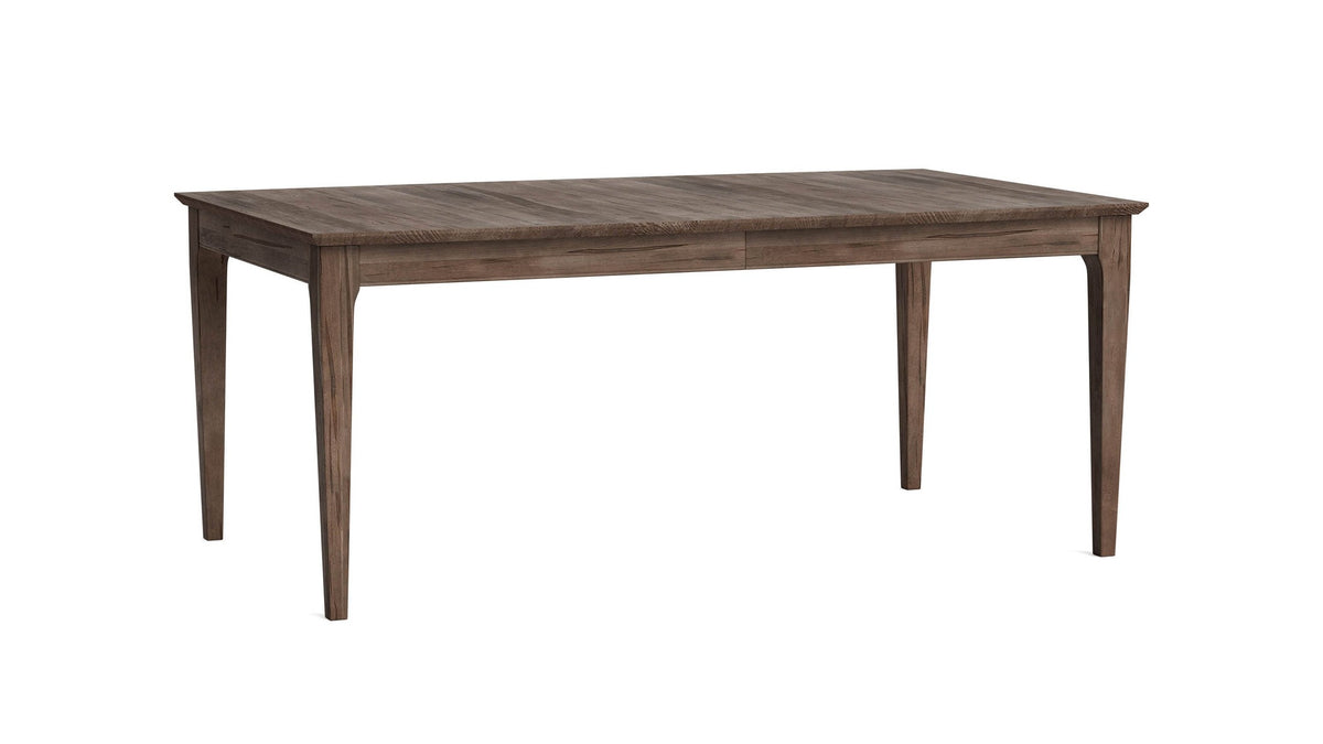 HideAway Solid Maple Boat Shaped Extendable Dining Table