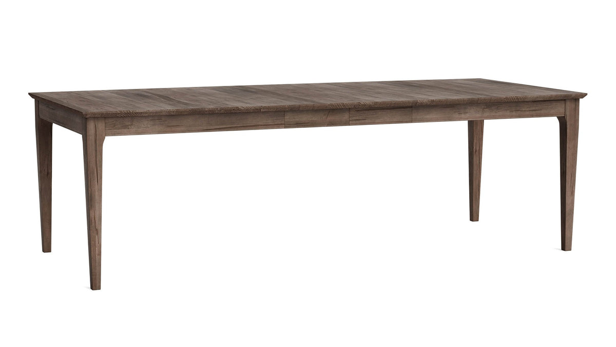 HideAway Solid Maple Boat Shaped Extendable Dining Table