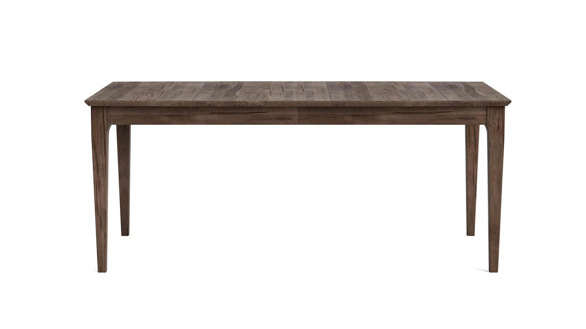 HideAway Solid Maple Boat Shaped Extendable Dining Table