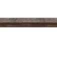 HideAway Solid Maple Boat Shaped Extendable Dining Table
