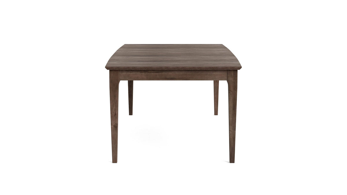 HideAway Solid Maple Boat Shaped Extendable Dining Table