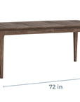 HideAway Solid Maple Boat Shaped Extendable Dining Table